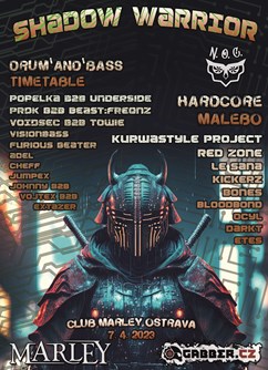 SHADOW WARRIOR- Ostrava -Marley Club, Černá louka, Ostrava