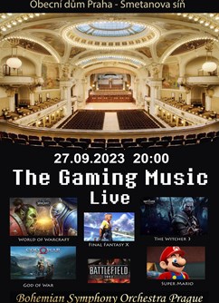 The Gaming Music Live- Praha -Obecní Dům, nám. Republiky 1090, Praha