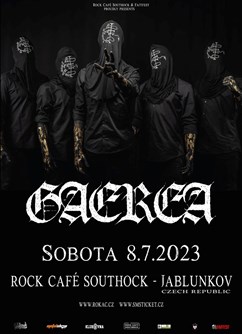 GAEREA (PRT) + support - Jablunkov -Southock Rock Café, Bělá 1069, Jablunkov