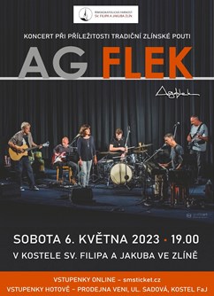 Koncert AG Flek- Zlín -kostel sv. Filipa a Jakuba, Sadová 14, Zlín