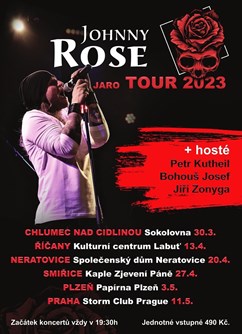 JOHNNY ROSE  a hosté- Smiřice -Kaple Zjevení Páně, Palackého, Smiřice