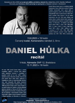 Daniel Hůlka, recitál- Brno -Červený kostel, Komenského nám. 4, Brno