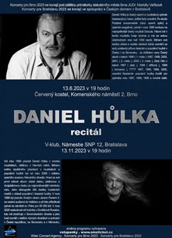 Daniel Hůlka, recitál- Brno -Červený kostel, Komenského nám. 4, Brno Daniel Hůlka, recitál- Brno -Červený kostel, Komenského nám. 4, Brno