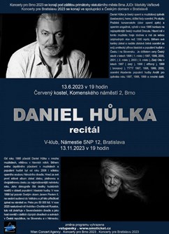 Daniel Hůlka, recitál- Bratislava -V-klub, Námestie SNP 471/12, Bratislava