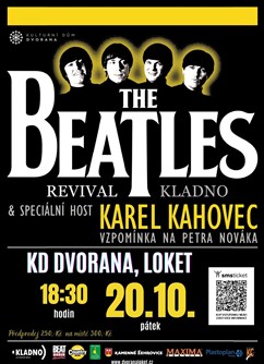 Koncert The BEATLES - revival Kladno- Loket -Kulturní dům Dvorana, Radniční 312, Loket
