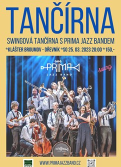 Tančírna s Prima Jazz Bandem- Broumov -Multifunkční sál Dřevník, Klášterní 1, Broumov