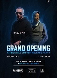 Grand Opening - Praha -Radost FX klub, Bělehradská 234/120, Praha