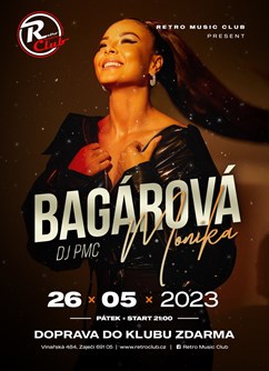 MONIKA BAGÁROVÁ- koncert Zaječí -Retro Music Club, Vinařská, 484, Zaječí