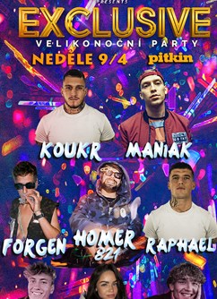 Exclusive párty w/KOUKR/MANIAK/RAPHAEL/FORGEN→ Pitkin- Brno -Pitkin, Srbská 116/4, Brno