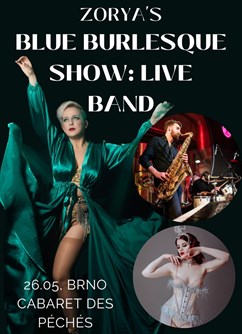 Blue Burlesque Show | Live Band - Brno -Cabaret des Péchés, Dominikánské náměstí 2, Brno