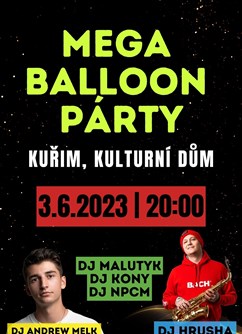 Mega Balloon Párty- Kuřim -Kulturní dům, nám. Osvobození 902/1, Kuřim