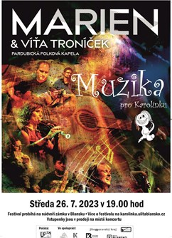 Muzika pro Karolínku - Marien- koncert Blansko -Zámek, Zámek 1/1, Blansko