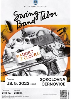 Swing band Tábor- Černovice -Sokolovna - velký sál, Svatavská 341, Černovice