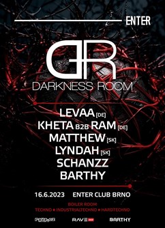 Darkness Room #01- Brno -ENTER Club, Křížkovského 416, Brno