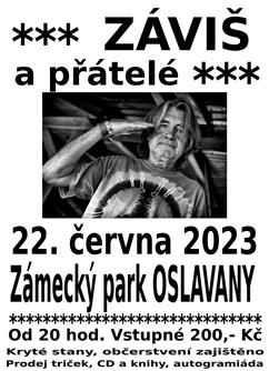 ZÁVIŠ a přátelé- koncert Oslavany -Zámek Oslavany, U Zámku 143, Oslavany