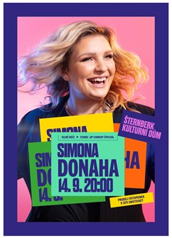 Simona - stand-up comedy špeciál- Šternberk -Kulturní dům - Městský klub, Masarykova 20, Šternberk