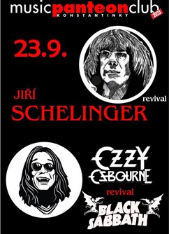 Jiří Schelinger revival Praha + Black Sabbath /Ozzy revival- Konstantinovy Lázně -Music club Panteon, Tichá 164, Konstantinovy Lázně