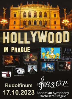 Hollywood in Prague: Noc filmových melodií- Praha -Rudolfinum, Alšovo nábřeží 12, Praha