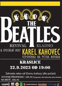 Karel Kahovec + The Beatles Revival- koncert Kraslice -Dům Kultury, nám. T. G. Masaryka 1782, Kraslice