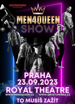 Exkluzivní show MEN4QUEEN v Royal Theatre- Praha -Royal Theatre Cinema Cafe, Vinohradská 48, Praha