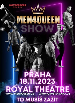 Exkluzivní show MEN4QUEEN v Royal Theatre- Praha -Royal Theatre Cinema Cafe, Vinohradská 48, Praha
