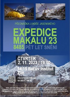 Lukáš Jasenský - Makalu 8485 m 2023 expedice (Zlín)- Zlín -14|15 BAŤŮV INSTITUT, Vavrečkova 7040, Zlín