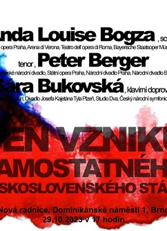 Koncerty pro: Den vzniku samostatného Československého státu- Brno -Nová radnice, Dominikánské náměstí 196/1, Brno
