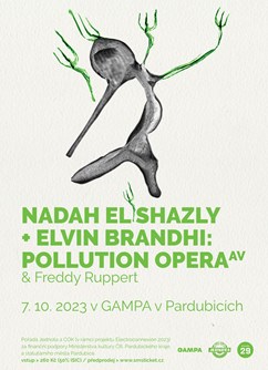 Nadah El Shazly & Elvin Brandhi: Pollution Opera- Pardubice -GAMPA, Příhrádek 5, Pardubice