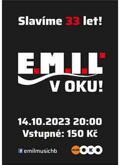 E.M.I.L. v Oku!- Havlíčkův Brod -Klub OKO, Smetanovo nám. 30, Havlíčkův Brod