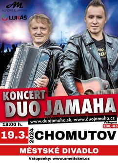 Koncert DUO JAMAHA Chomutov- Chomutov -Městské divadlo, B.Němcové 552/32, Chomutov
