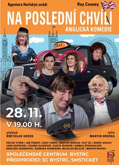 Ray Cooney: Na poslední chvíli- Brno -Společenské centrum Bystrc, Odbojářská 2, Brno