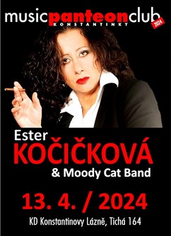 ESTER KOČIČKOVÁ & Moody Cats Band- Konstantinovy Lázně -Music club Panteon, Tichá 164, Konstantinovy Lázně