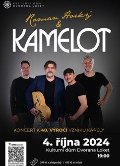Kamelot- koncert Loket -Kulturní dům Dvorana, Radniční 312, Loket