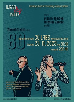 WraaDap Band – Koncert „80“- Brno -Co.Labs, Kounicova 22, Brno WraaDap Band – Koncert „80“- Brno -Co.Labs, Kounicova 22, Brno