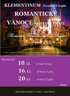 ROMANTICKÉ VÁNOCE ve Staré Praze / Romantic Christmas- Praha -Klementinum, Mariánské nám. 5, Praha
