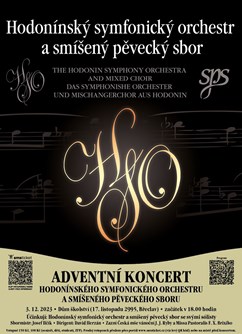 Adventní koncert Hodonínského symfonického orchestru a sboru- Břeclav -Dům školství, 17. listopadu 2995, Břeclav