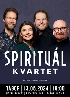Spirituál Kvartet-  koncertTábor -Hotel Palcát, 9. května 247, Tábor