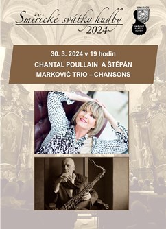 Chantal Poullain a Štěpán Markovič Trio – CHANSONS- Smiřice -Kaple Zjevení Páně, Palackého, Smiřice