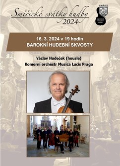 Barokní hudební skvosty – Václav Hudeček & Musica L- Smiřice -Kaple Zjevení Páně, Palackého, Smiřice