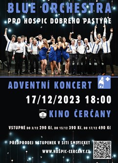 Adventní benefiční koncert Blue Orchestra - Čerčany -Kino Čerčany, Václavská 64, Čerčany