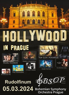 Hollywood in Prague: Noc filmových melodií- Praha -Rudolfinum, Alšovo nábřeží 12, Praha