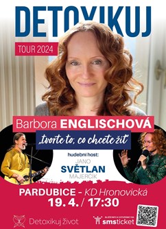Barbora Englischová - Detoxikuj Tour 2024 - PARDUBICE- Pardubice -KD Hronovická, Hronovická 406, Pardubice