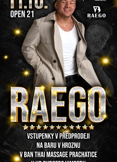 Raego Live koncert- Prachatice -Music Club Hrozen, Velké Náměstí 8, Prachatice