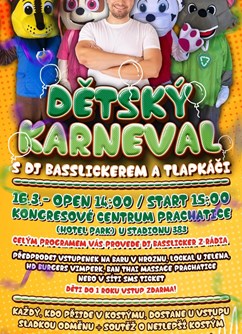 Dětský karneval s Tlapkáči- Prachatice -Kongresové centrum, U stadionu 383, Prachatice