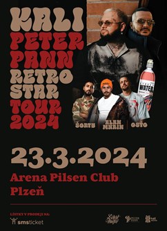 Kali a Peter Pann RETROSTAR Tour 2024- koncert Plzeň -Arena Pilsen CZ, Lidická 33, Plzeň