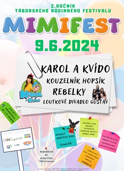 MIMIFest 2. ročník- Tábor -MIMI Kafe, Soběslavská 2090, Tábor