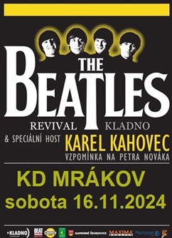 Koncert Beatles Revival + Karel Kahovec- Mrákov -Kulturní Dům, Mrákov, Mrákov