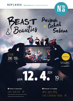 Beast&Beauties a Pavouk Čichal Salám na Náplavce !!!- Hradec Králové -NáPLAVKA café & music bar, Náměstí 5.května 835, Hradec Králové