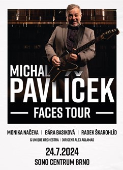 Michal Pavlíček + Bára Basiková- koncert v Brně- Faces Tour 2024 -Sono Centrum, Veveří 113, Brno