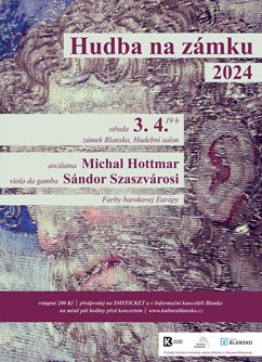  Farby barokovej Európy / Hudba na zámku 2024- Blansko -Zámek, Zámek 1/1, Blansko